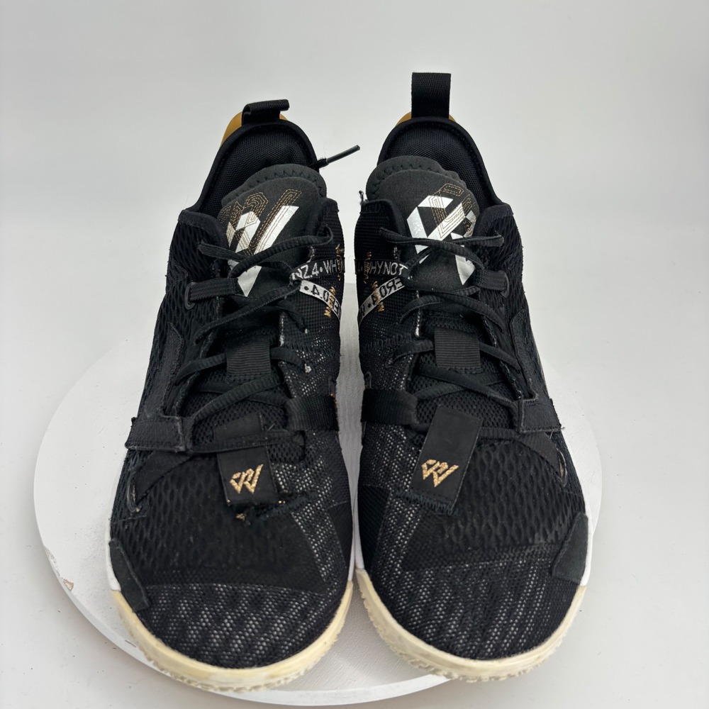 Jordan Why Not Zer0.4 Basketball Shoes Mens Sz‎ 9.5 Black Gold CQ4230-001